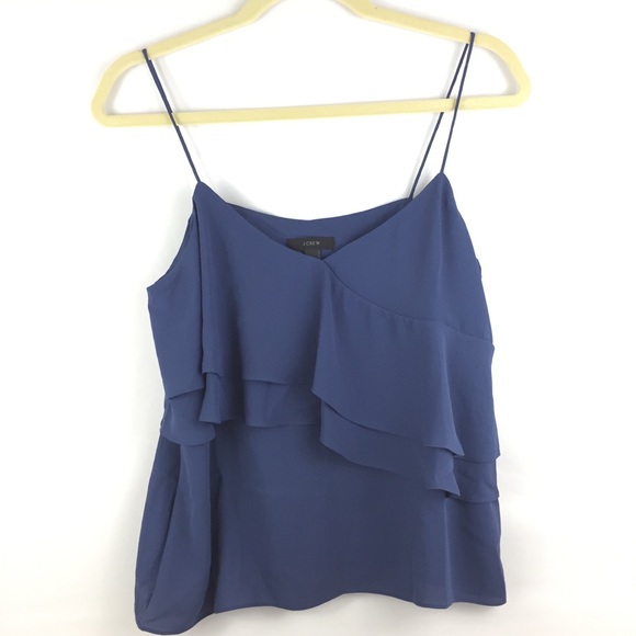 [ J. Crew ] Drapey Ruffle Cami - Picture 4 of 6